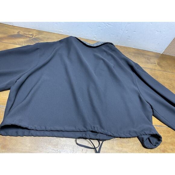Drew Womens Button Down Collared Tie Waist Blouse Large NWT - Picture 14 of 14